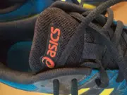 Vorschaubild 6 von Herren Sportschuhe Laufschuhe Gr. 42 Blau Logo Synthetik Schnürung