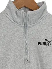 Vorschaubild 2 von Herren Pullover Grau Sportlich Half-Zip Gr. 48/M