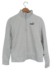 Vorschaubild 1 von Herren Pullover Grau Sportlich Half-Zip Gr. 48/M
