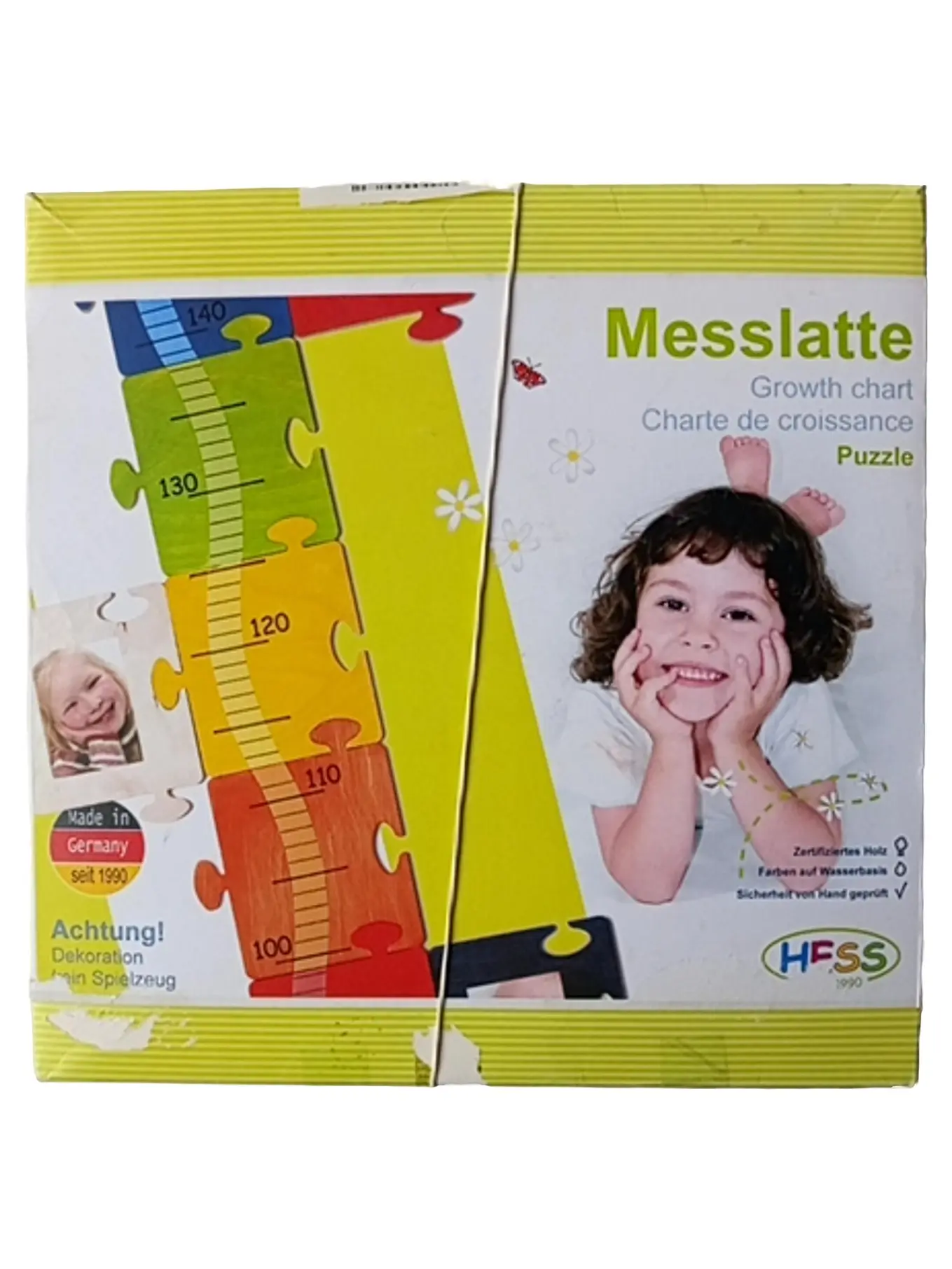 PETER HESS PETER HESS Kinder Messlatte Puzzle Wachstumstabelle Farbenfroh Mehrfarbig