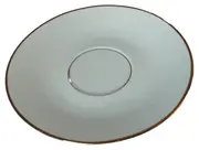 Vorschaubild 1 von Essen 29 Unterteller Porzellan Klassisch Weiß Metallic-Look 14cm