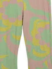 Vorschaubild 2 von Damen Jogginghose Gr. S Retro Floral Mintgrün Rosa Gelb