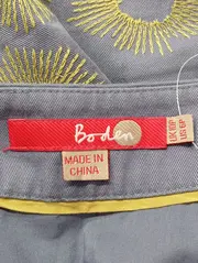 Vorschaubild 3 von Damen A-Linienrock Gr. 36/S Mehrfarbig Florales Muster Stickerei