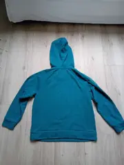 Vorschaubild 4 von Damen Hoodie Kapuzenpullover Gr. M Petrol Baumwolle
