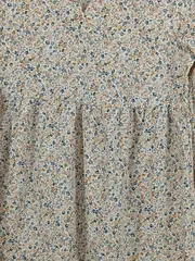 Vorschaubild 3 von Damen Freizeitkleid Blumenmuster Rüschen Midikleid Mehrfarbig S