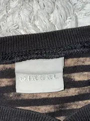 Vorschaubild 4 von Kinder Langarmshirt Gr. 152 Schmetterling Print Schwarz Gestreift