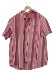 Vorschaubild 1 von Herren Freizeithemd Kurzarm gestreift XL Baumwolle Casual