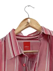 Vorschaubild 3 von Herren Freizeithemd Kurzarm gestreift XL Baumwolle Casual