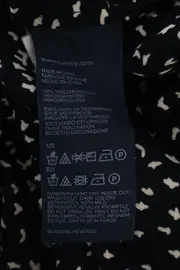 Vorschaubild 3 von Damen Freizeitkleid Gr. 38/M Schwarz Grafisch Ärmellos
