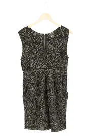 Vorschaubild 1 von Damen Freizeitkleid Gr. 38/M Schwarz Grafisch Ärmellos