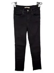 Vorschaubild 1 von 724 High Rise Straight Jeans Damen Bootcut W25 L32 Schwarz