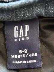 Vorschaubild 6 von Kinder Jeansjacke Blau Gr. 134 Langarm Fellbesatz Freizeit