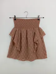 Vorschaubild 4 von Faltenrock Damen 34/XS Braun Elegant Rüschen Mini