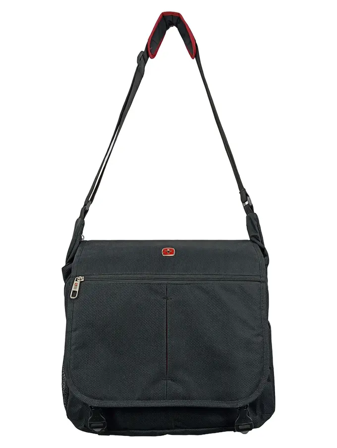 WENGER Laptoptasche Umhängetasche Schwarz Business Polyester