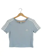 Vorschaubild 1 von Damen T-Shirt S Blau Sportlich mit 3 Streifen