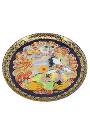 Vorschaubild 1 von Wandteller Aladdin Wunderlampe Märchen Motiv Mehrfarbig Vintage 17cm