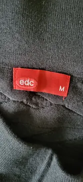 Vorschaubild 5 von EDC Damen Minirock Gr. M Schwarz Strickrock Muster Herbst/Winter