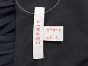 Vorschaubild 3 von Damen Freizeitkleid Gr. 34/XS Schwarz Elegant Vintage Plisseekleid