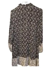 Vorschaubild 2 von Damen Freizeitkleid Gr. S Schwarz Casual Viskose