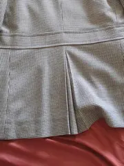 Vorschaubild 4 von Damen Blazer Kariert Braun Gr. 44/XXL Business Baumwolle