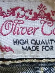 Vorschaubild 5 von Mädchen Jeansrock Gr. 158 Grau mit Herz-Applikationen Strass