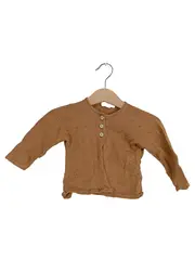 Vorschaubild 1 von Strickjacke Baby Mädchen Gr. 62/68 Braun Casual Baumwolle