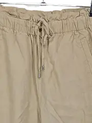 Vorschaubild 2 von Stoffhose Beige Gr. 38 M Lyocell Casual Raffungen