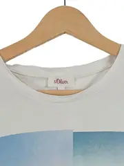 Vorschaubild 4 von Damen T-Shirt Palmenprint Weiß Gr. 36;S Casual