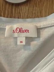 Vorschaubild 5 von Damen T-Shirt Palmenprint Weiß Gr. 36;S Casual