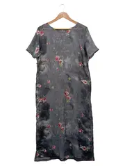 Vorschaubild 1 von Damen Sommerkleid Grau Feminin Gr. XL