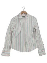 Vorschaubild 1 von Hemdbluse Damen Bluse Gr. 36 S Gestreift Baumwolle Casual Langarm