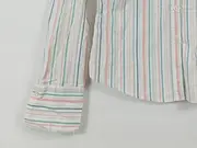 Vorschaubild 6 von Hemdbluse Damen Bluse Gr. 36 S Gestreift Baumwolle Casual Langarm