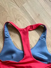 Vorschaubild 5 von Damen Sportshirt Rot Gr. 34/XS Sportlich Ärmellos