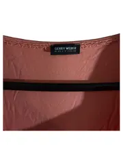 Vorschaubild 4 von Edition Damen T-Shirt Gr. 44 Orange Viskose V-Ausschnitt