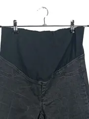 Vorschaubild 2 von Umstandsjeans Damen Gr. 42 Grau Überbauchbund Schwangerschaft