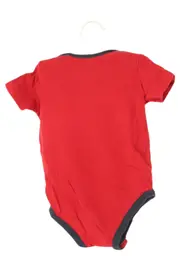 Vorschaubild 2 von Baby Body Gr. 68 Rot mit Logo-Print Baumwolle Kurzarm