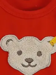 Vorschaubild 3 von Kinder T-Shirt Rot Gr. 68 Casual mit Teddy-Applikation