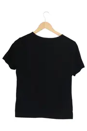 Vorschaubild 2 von Damen T-Shirt Gr. 38/M Schwarz Basic Elegant Casual