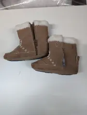 Vorschaubild 2 von Krabbelschuhe Babystiefel Kinder Gr. 20 Beige Fellfutter