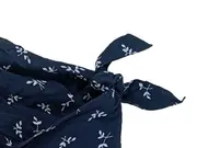 Vorschaubild 2 von EDC Esprit Damen Leichte Weste Blau Blumenmuster Viskose Gr. 38/M