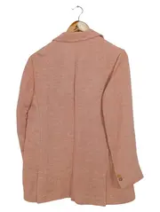 Vorschaubild 2 von Damen Blazer Jacke Rosa Gr. 40/L Leinen Casual