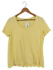 Vorschaubild 1 von MARC O POLO Damen T-Shirt Gelb Gr. 38;M Casual Stickerei