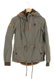 Vorschaubild 1 von Damen Sweatjacke Gr. 36/S Grün Kapuze Outdoor Casual