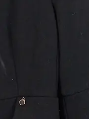 Vorschaubild 3 von Damen Blazer Mantel Glockenärmel Schwarz Gr. S Elegant Italy