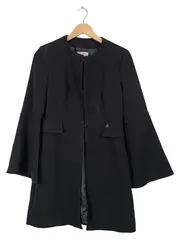 Vorschaubild 1 von Damen Blazer Mantel Glockenärmel Schwarz Gr. S Elegant Italy