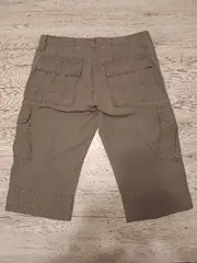 Vorschaubild 2 von Cargo Shorts Herren Gr. W33/50 Grau Baumwolle Bermuda