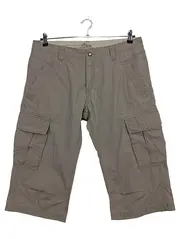 Vorschaubild 1 von Cargo Shorts Herren Gr. W33/50 Grau Baumwolle Bermuda