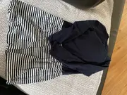 Vorschaubild 2 von Mädchen Freizeitkleid Gr. 122 Blau Gestreift Baumwolle Casual