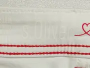 Vorschaubild 3 von Damen Stoffhose Weiß W36/L28 Casual Basic Baumwolle