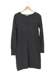 Vorschaubild 1 von Damen Freizeitkleid Gr. 38/M Grau Langarm Casual